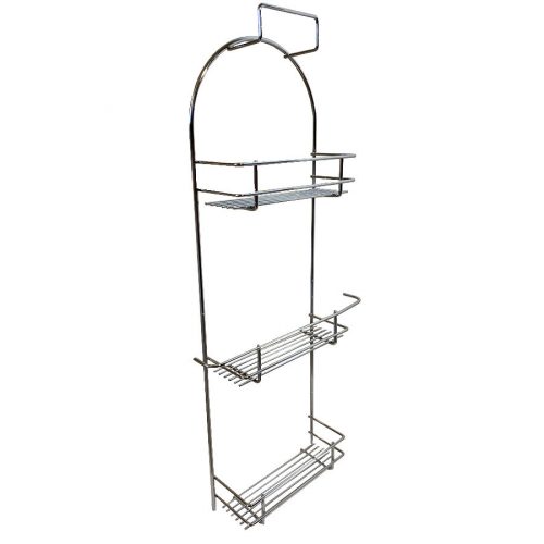 Fémrácsok PAS03 takarítóeszköz tartó 385x825x105mm Króm