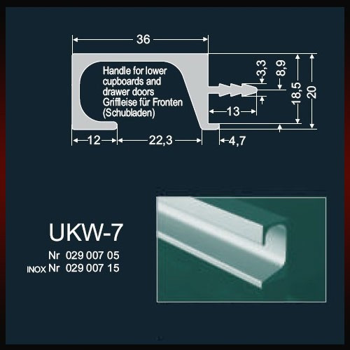 ZOBAL - fogó UKW-7  3,5fm C-0 Alumínium