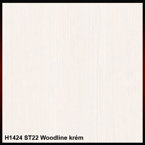 ABS 553W* - Woodline krém erezett 22/0,45mm K-8547 (R)