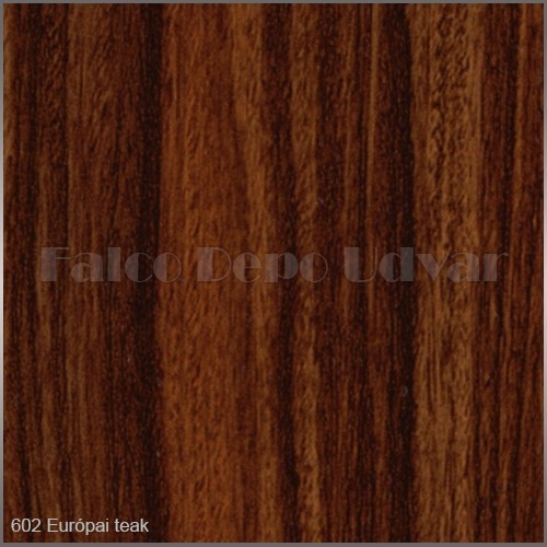 ABS 602 European teak fényes 22/1mm PVC élzáró  ks