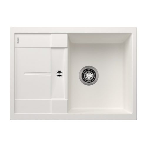 BLANCO METRA 45 S Compact Silgranit mosogatótálca, fehér, excenter nélkül