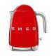 SMEG VÍZFORRALÓ, 50-es évek retro design, 1,7 liter, 2400 W, piros