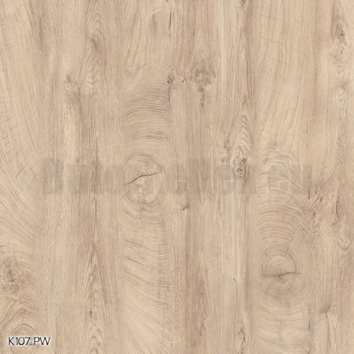 K107 PW Elegáns bütüs tölgy 2800x2070x18mm laminált bútorlap