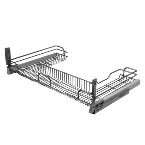 Fémrács 1207Y/90-50 Kihúzható kosár mosogató alá 864x210x510mm Króm