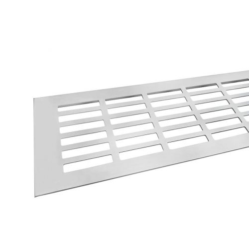 Szellőzőrács 100x500mm Alu elox