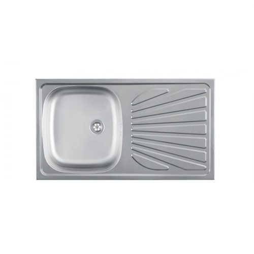 Luna Flex 1D Inox mosogató 770x435/165mm 60mm lefolyó 122687