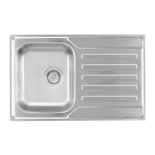 Nera Praktik 1D Inox mosogató 790x500/180mm 90mm lefolyó 187958