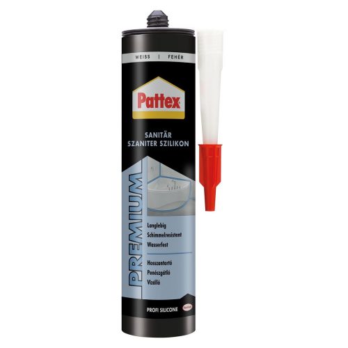 Pattex szaniter szilikon 280ml Fehér