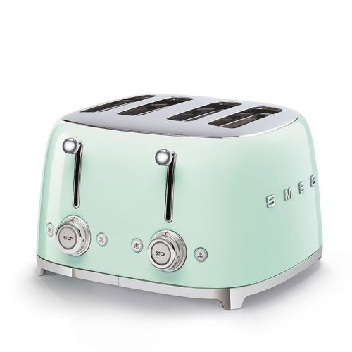 SMEG retro 2x2-szeletes kenyérpirító, világoszöld