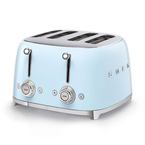 SMEG retro 2x2-szeletes kenyérpirító, világoskék