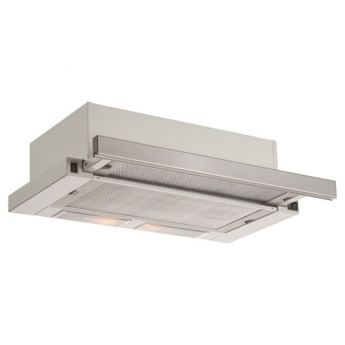 SILVERLINE NEW LINE 1350 teleszkópos páraelszívó, 60 cm, szürke/inox front