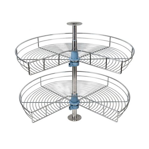 Fémrács 24313 3/4 Forgókosár garnitúra 710x560/790 mm Króm