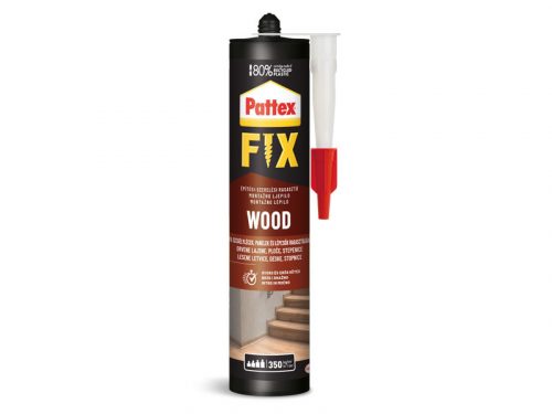 PATTEX FIX WOOD FA RAGASZTÓ KARTUS 385g FEHÉR