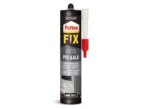 PATTEX FIX PVC>ALUMÍNIMUM RAGASZTÓ  KARTUS 440g TÖRTFEHÉR